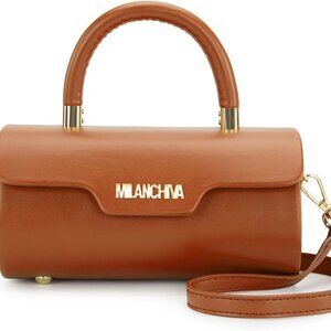 Small Bags for Women Designer Mini Top Handle Purse Cute Handbags Barrel Shape P